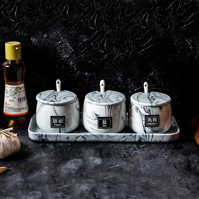 Home kitchen seasoning tools marble ceramic seasoning jar salt pepper bottle kitchen cooking tools seasoning jar salt shaker 
Home kitchen seasoning tools marble ceramic seasoning jar salt pepper bottle kitchen cooking tools seasoning jar salt shaker