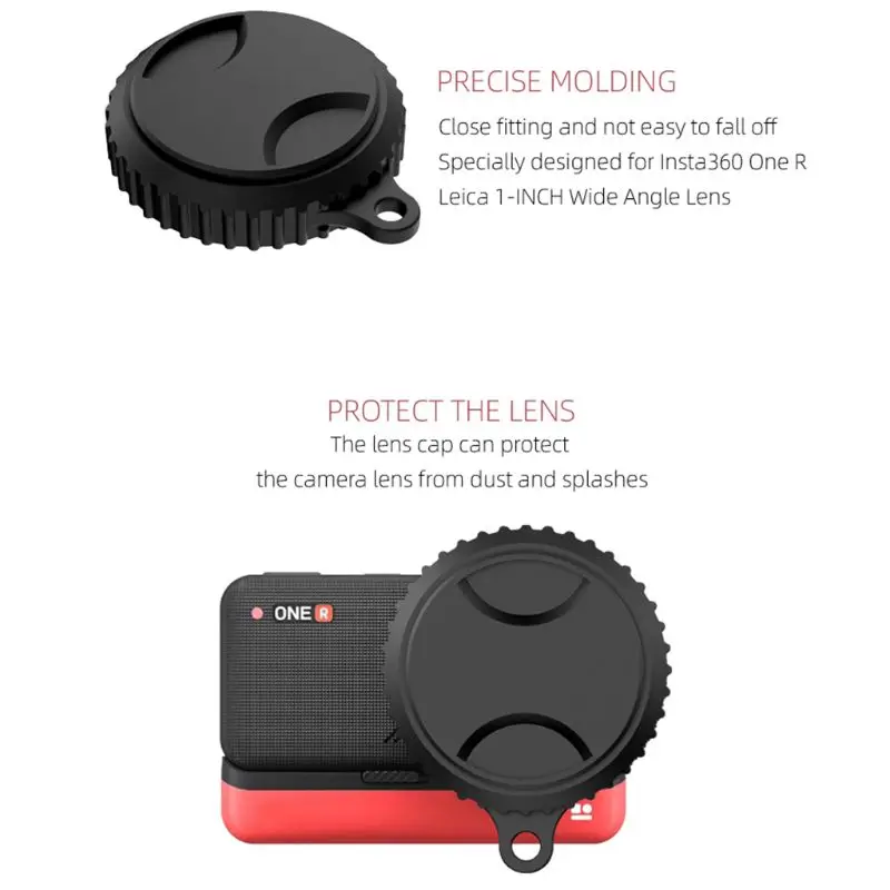 Soft Silicone Lens Cap Dust-proof Protective Lens Cover for Insta360 One R Camera 1-INCH Wide Angle Lens
Soft Silicone Lens Cap Dust-proof Protective Lens Cover for Insta360 One R Camera 1-INCH Wide Angle Lens