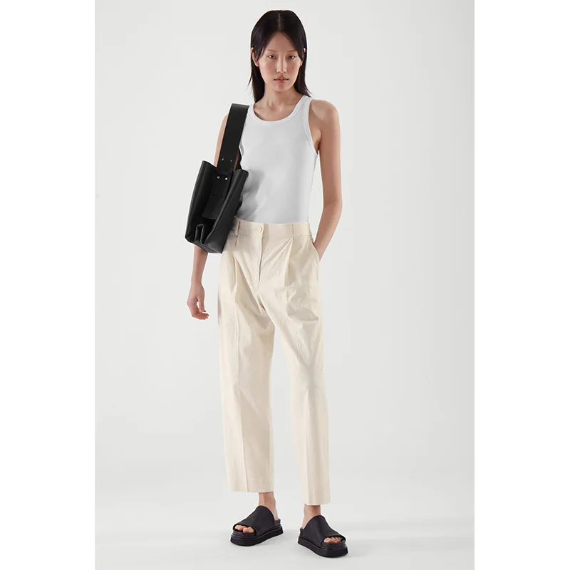 Donsignet 2021 Summer New Solid High Waist Cotton Linen Full Length Pants for Women Fashion Temperament Casual Woman Pants
Donsignet 2021 Summer New Solid High Waist Cotton Linen Full Length Pants for Women Fashion Temperament Casual Woman Pants