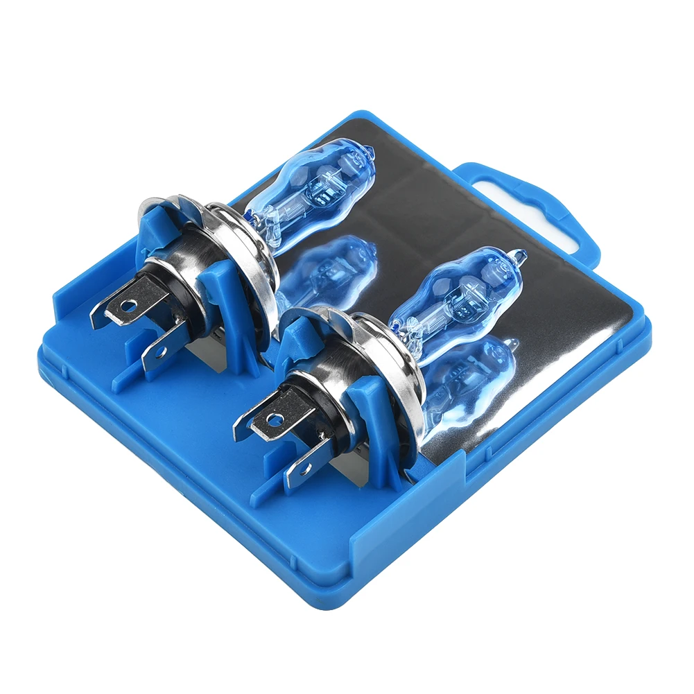 1 Pair H4 Headlight Bulbs 100W 6000K White Car Xenon Halogen Lamp Front Headlight Light High Luminous Flux
1 Pair H4 Headlight Bulbs 100W 6000K White Car Xenon Halogen Lamp Front Headlight Light High Luminous Flux