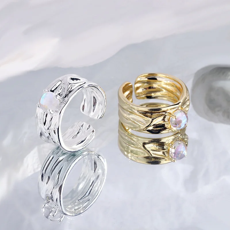 New Irregular Geometric Round Opal Gold Silver Color Pattern Opening Adjustable Metal Ring For Women Party Jewelry Accessories
New Irregular Geometric Round Opal Gold Silver Color Pattern Opening Adjustable Metal Ring For Women Party Jewelry Accessories