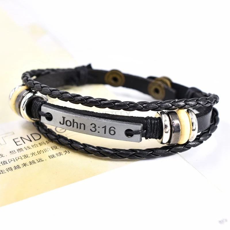 Fashionable Men's Bracelet Multilayer Hand-woven Black Men's Leather Bracelet Metal Charm Boy Bracelet Birthday Gift
Fashionable Men's Bracelet Multilayer Hand-woven Black Men's Leather Bracelet Metal Charm Boy Bracelet Birthday Gift