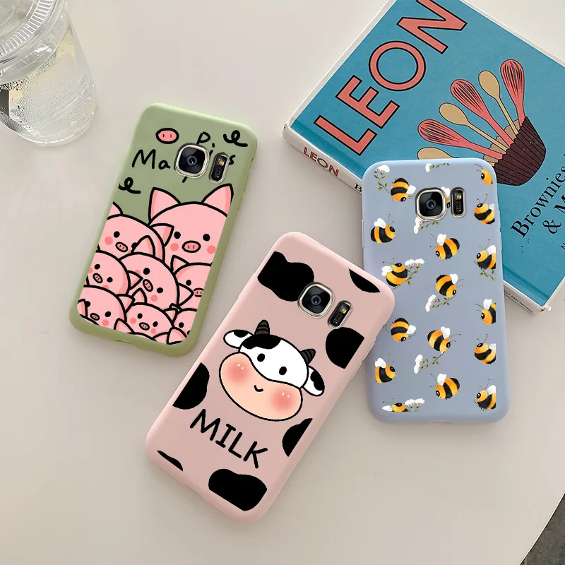 For Samsung Galaxy S7 Case Candy Colors Cute Animal Silicone TPU Painted Shell For Samsung Galaxy S7 Edge Matte Phone Back Cover
For Samsung Galaxy S7 Case Candy Colors Cute Animal Silicone TPU Painted Shell For Samsung Galaxy S7 Edge Matte Phone Back Cover