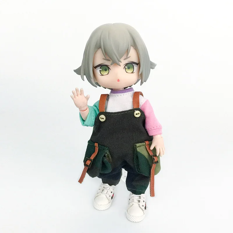 Новинка 16 см BJD Ob11 кукольная одежда комбинезон джинсы 1/12 кукольный домик груц Obitsiu 11 универсальный аксессуар Kawaii DIY подарки
Новинка 16 см BJD Ob11 кукольная одежда комбинезон джинсы 1/12 кукольный домик груц Obitsiu 11 универсальный аксессуар Kawaii DIY подарки