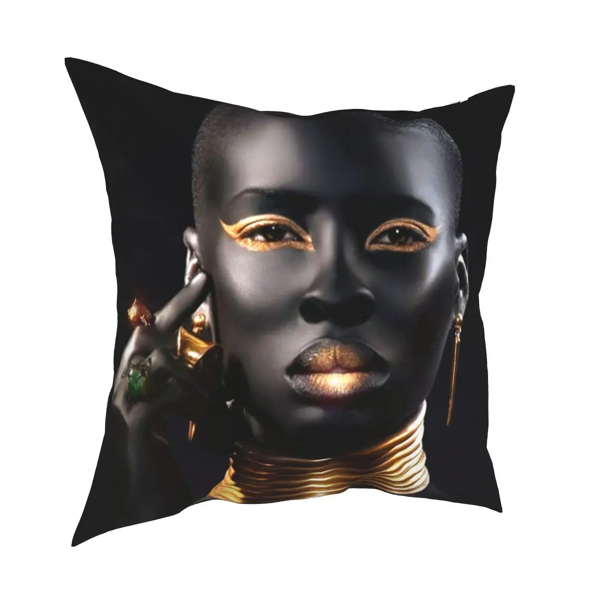 African Queen Black Women Pillowcase Printed Polyester Cushion Cover Decorative Pillow Case Cover Home Square 45*45cm
African Queen Black Women Pillowcase Printed Polyester Cushion Cover Decorative Pillow Case Cover Home Square 45*45cm