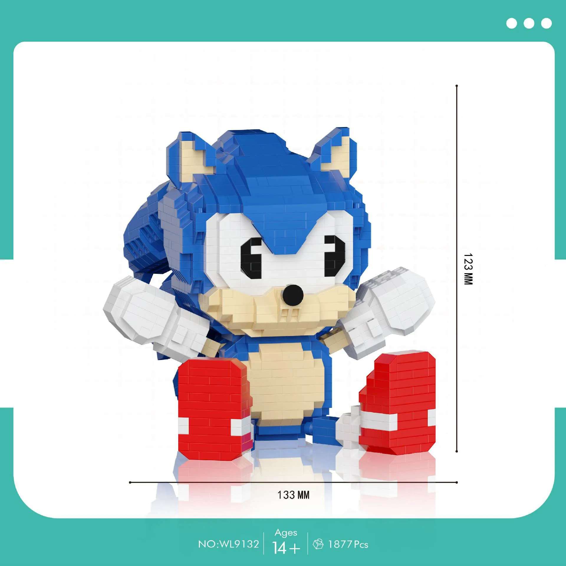 Classic cartoon game figures sonic micro diamond block lovely hedgehog nanobricks toys building bricks for gifts 
Classic cartoon game figures sonic micro diamond block lovely hedgehog nanobricks toys building bricks for gifts