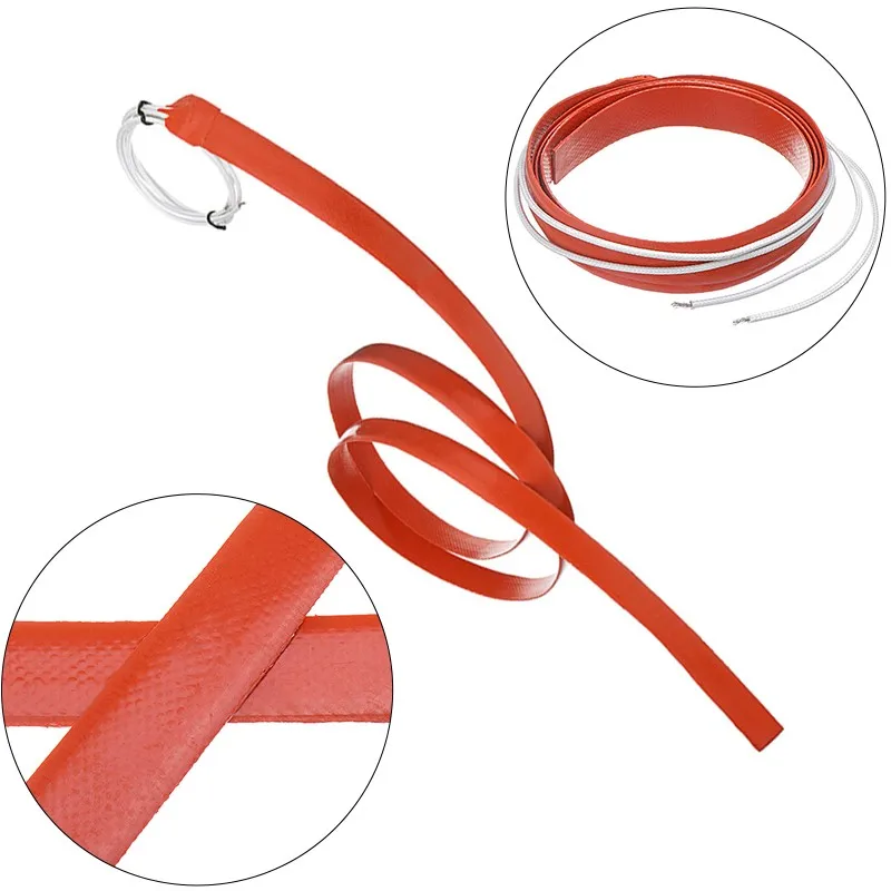 1pcs 1M Silicone Heater Heating Pad Windshield Wipers De-icing Thermal Screen 150W 15*200MM Solid Heat Transfer
1pcs 1M Silicone Heater Heating Pad Windshield Wipers De-icing Thermal Screen 150W 15*200MM Solid Heat Transfer