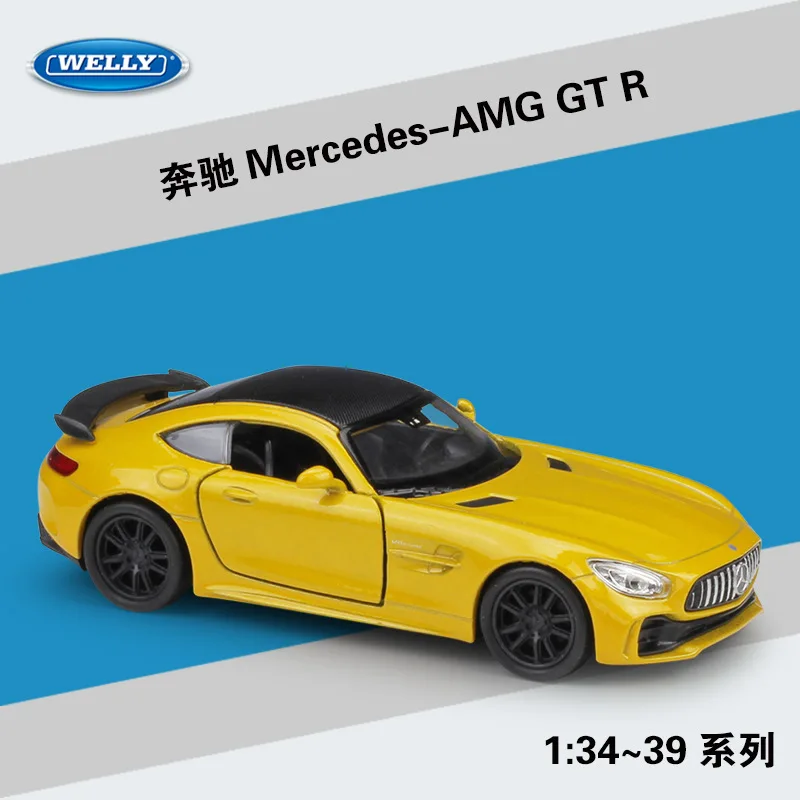Модель автомобиля Welly 1:36 Mercedes-AMG GT R из сплава, Тяговая игрушка для транспортировки без пульта дистанционного управления
Модель автомобиля Welly 1:36 Mercedes-AMG GT R из сплава, Тяговая игрушка для транспортировки без пульта дистанционного управления