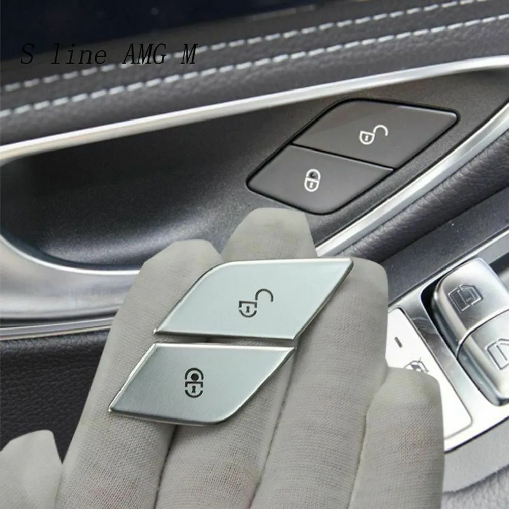 For Mercedes Benz C E Class W205 W213 GL GLC X253 2016-2019 Car Door Lock Switch Button Sticker Sequins Decoration Cover Trim
For Mercedes Benz C E Class W205 W213 GL GLC X253 2016-2019 Car Door Lock Switch Button Sticker Sequins Decoration Cover Trim