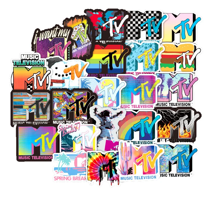 50 шт MTV стикер s для ноутбука багаж холодильник ноутбук скейтборд Смешные