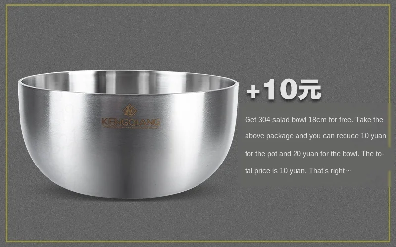 Honeycomb non-stick 304 stainless steel snow pan stainless steel food contact material non-stick pan five-layer steel structure 
Honeycomb non-stick 304 stainless steel snow pan stainless steel food contact material non-stick pan five-layer steel structure