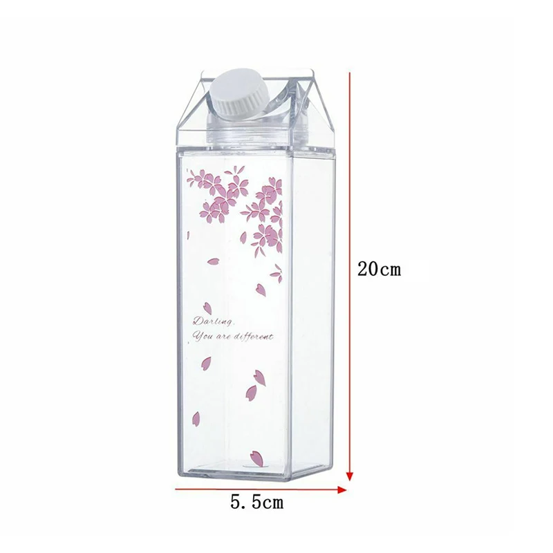 1PC Cartoon Milk Cup Plastic Clear Water Bottle Reusable Leakproof Milk Bottle Creative Cute Milk Box Sport Drinkware
1PC Cartoon Milk Cup Plastic Clear Water Bottle Reusable Leakproof Milk Bottle Creative Cute Milk Box Sport Drinkware