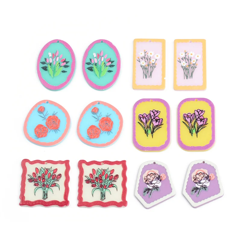 50PC Color Rose Daffodil Jewelry Accessories Hand Made Earrings Making Connectors DIY Pendant Jewelry Findings Components Charms
50PC Color Rose Daffodil Jewelry Accessories Hand Made Earrings Making Connectors DIY Pendant Jewelry Findings Components Charms