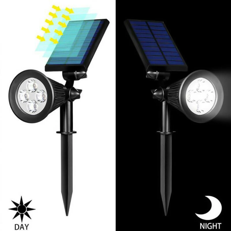 New 4 LED Solar Spot Light RGB Garden Lawn Light For Outdoor Landscape Lighting Decoration Color-changing Waterproof
New 4 LED Solar Spot Light RGB Garden Lawn Light For Outdoor Landscape Lighting Decoration Color-changing Waterproof