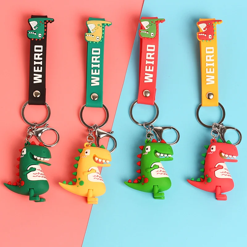 Fashion Cute Silicone Keychain Key Holder Pendant Dinosaur Bag Pendant Animal Keyfob Key Ring Charms For Women Jewelry Gift
Fashion Cute Silicone Keychain Key Holder Pendant Dinosaur Bag Pendant Animal Keyfob Key Ring Charms For Women Jewelry Gift