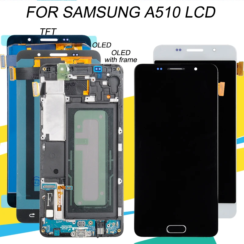 Catteny 5.2inch Amoled For Samsung Galaxy A510 Lcd Touch Screen Digitizer A510F Assembly A5 2016 Display Free Shipping 
Catteny 5.2inch Amoled For Samsung Galaxy A510 Lcd Touch Screen Digitizer A510F Assembly A5 2016 Display Free Shipping