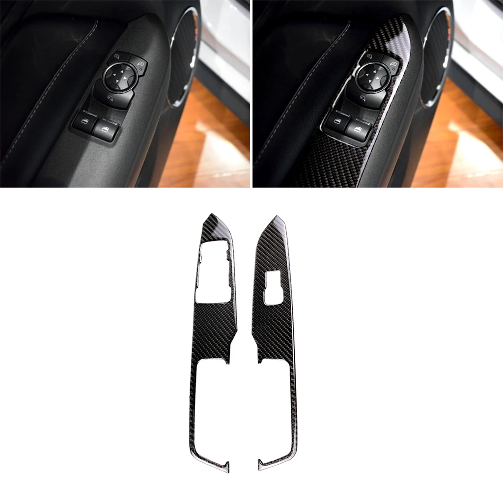 For Ford Mustang 2015 2016 2017 2pcs Carbon Fiber Interior Window Switch Panel Decor Cover Sticker Trim
For Ford Mustang 2015 2016 2017 2pcs Carbon Fiber Interior Window Switch Panel Decor Cover Sticker Trim