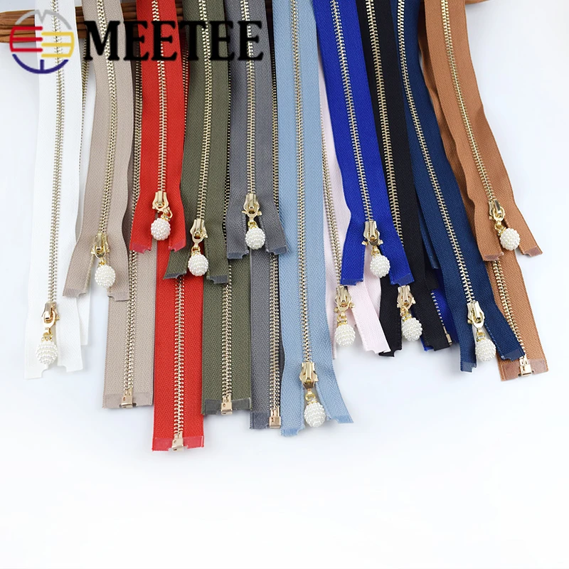 5pcs Meetee 60cm 5# Metal Zipper Open End White Pearl Pull Decoration DIY Handmade Garment Hometextile Tailor Zip Accessories
5pcs Meetee 60cm 5# Metal Zipper Open End White Pearl Pull Decoration DIY Handmade Garment Hometextile Tailor Zip Accessories
