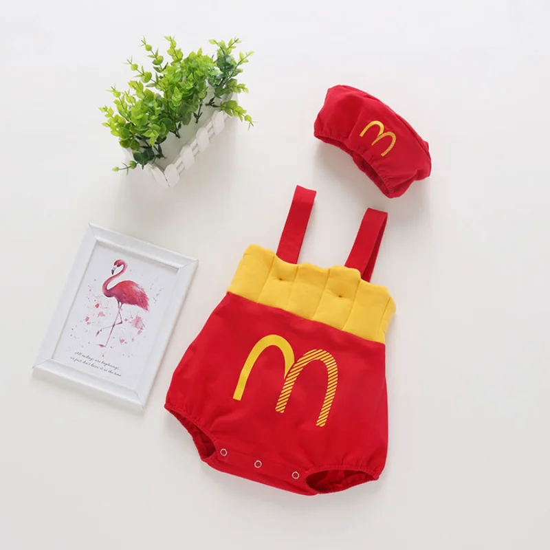 HoneyCherry Autumn Baby Sling Infant Leotard Romper Climbing Clothes To Send A Hat Newborn Girl Outfit Baby Clothes Set
HoneyCherry Autumn Baby Sling Infant Leotard Romper Climbing Clothes To Send A Hat Newborn Girl Outfit Baby Clothes Set