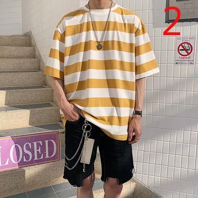 2020 summer new short-sleeved T-shirt Korean version of the loose men's trend
2020 summer new short-sleeved T-shirt Korean version of the loose men's trend