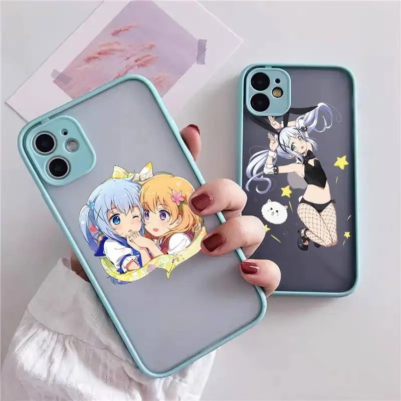 Kafuu Chino Gochuumon wa Usagi Desu ka Phone Case For iphone 13 12 11 xr xs x 7 8 pro max Light blue Soft Silicone Clear Case
Kafuu Chino Gochuumon wa Usagi Desu ka Phone Case For iphone 13 12 11 xr xs x 7 8 pro max Light blue Soft Silicone Clear Case
