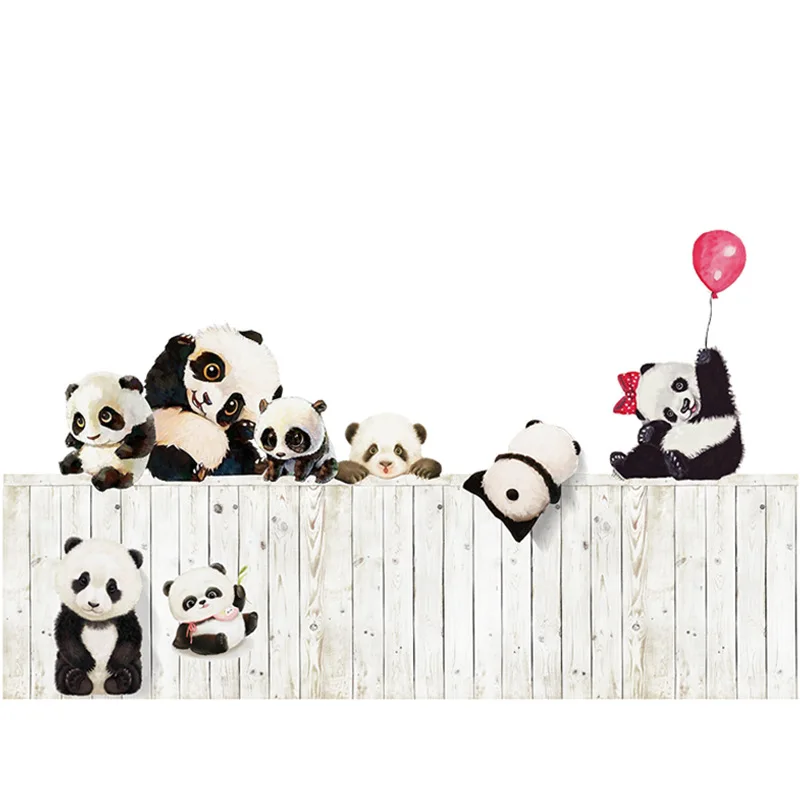 Cute Panda Wall Sticker Nursery Cartoon Wall Decals Vinyl for Kids Room Art Murals Self Adhesive Wallpaper
Cute Panda Wall Sticker Nursery Cartoon Wall Decals Vinyl for Kids Room Art Murals Self Adhesive Wallpaper