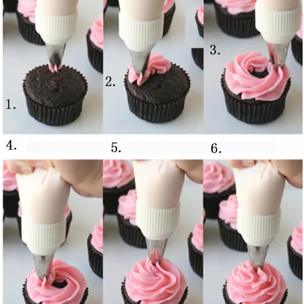 Spiral Drop Rose Cups of ice pastry bag for cream Tip nozzles cake decorating tool baking Russian tips Icing Piping Nozzles
Spiral Drop Rose Cups of ice pastry bag for cream Tip nozzles cake decorating tool baking Russian tips Icing Piping Nozzles