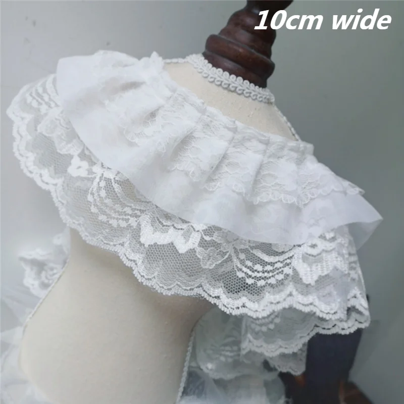 Hot-selling Three-layer Pleated Chiffon Lace Fabric DIY Children's Fluffy Collar Cuffs Ruffle Skirt Curtain Sewing Accessories
Hot-selling Three-layer Pleated Chiffon Lace Fabric DIY Children's Fluffy Collar Cuffs Ruffle Skirt Curtain Sewing Accessories