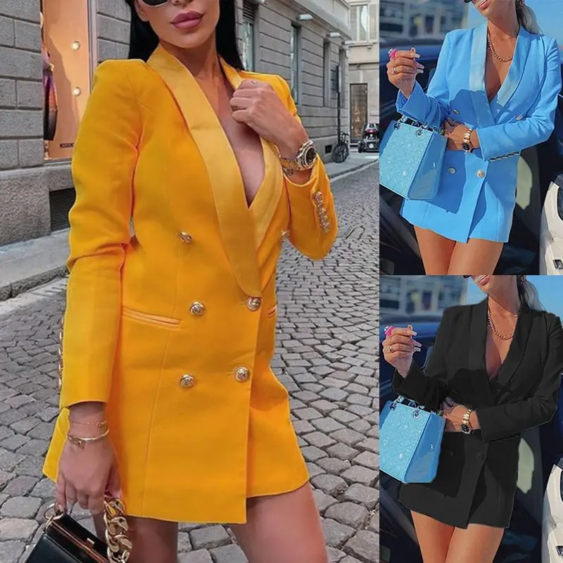 American Vintage Suitr Solid Color Double-breasted Jacket 2022fashion Temperament Waist Long-sleeved Aesthetic Suit Jacket Trend
American Vintage Suitr Solid Color Double-breasted Jacket 2022fashion Temperament Waist Long-sleeved Aesthetic Suit Jacket Trend