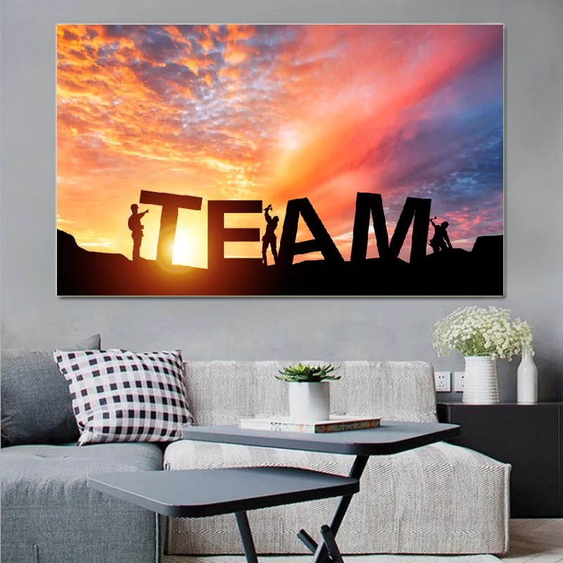 Modern Canvas Painting Wall Art Sunset Letter Team Poster Abstract Character Picture HD Printing For Living Room Decoration
Modern Canvas Painting Wall Art Sunset Letter Team Poster Abstract Character Picture HD Printing For Living Room Decoration