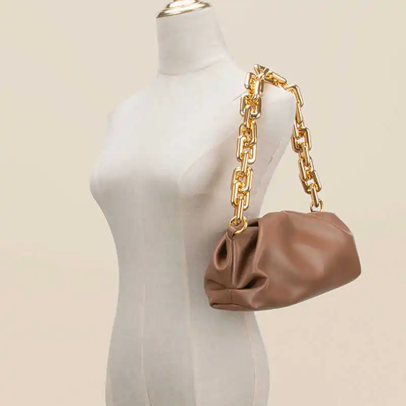 Thick Chain Handbags For Women 2020 Soft Leather Shoulder Bag Luxury Hand Purse High Quality Dad Clutches Female Hand bag Bolso
Thick Chain Handbags For Women 2020 Soft Leather Shoulder Bag Luxury Hand Purse High Quality Dad Clutches Female Hand bag Bolso