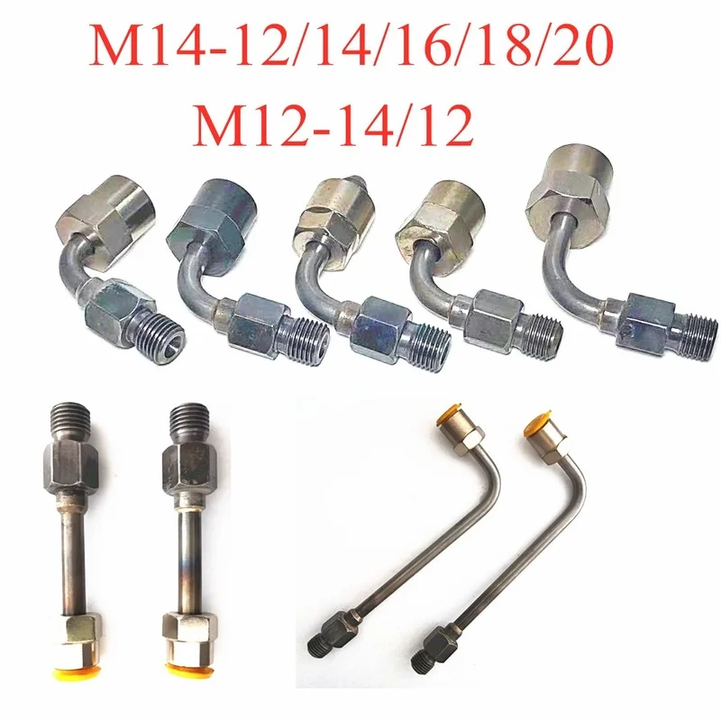 1PCS Outer Thread M12 M14 Diesel Common Rail Injector Tube Pipe Conversion Joint for Common Rail Test Bench
1PCS Outer Thread M12 M14 Diesel Common Rail Injector Tube Pipe Conversion Joint for Common Rail Test Bench