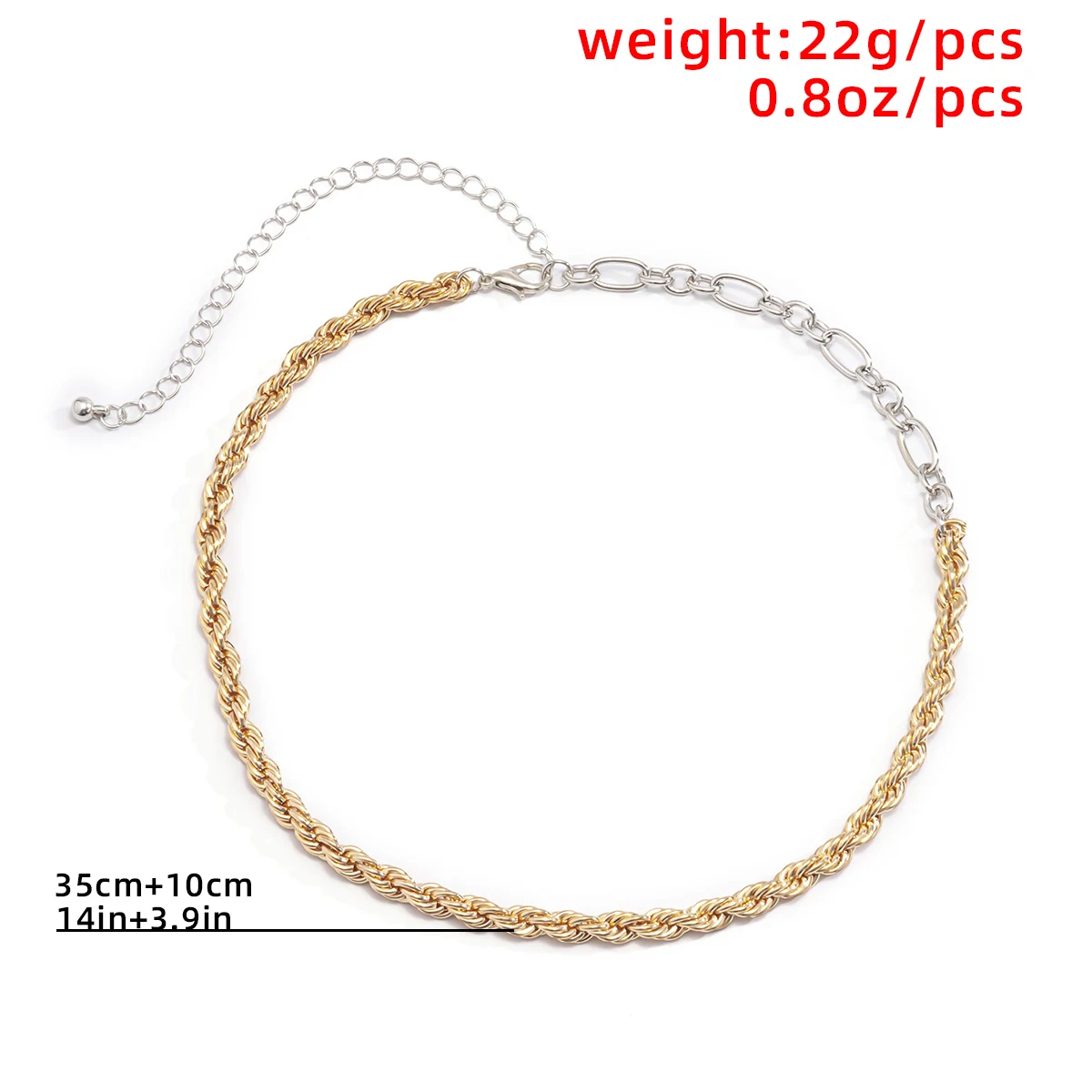 Vintage Mixed Color Twisted Chain Necklace for Women Goth Minimalist Simple Iron Choker Necklace Punk Fashion Neck Jewelry 2021
Vintage Mixed Color Twisted Chain Necklace for Women Goth Minimalist Simple Iron Choker Necklace Punk Fashion Neck Jewelry 2021