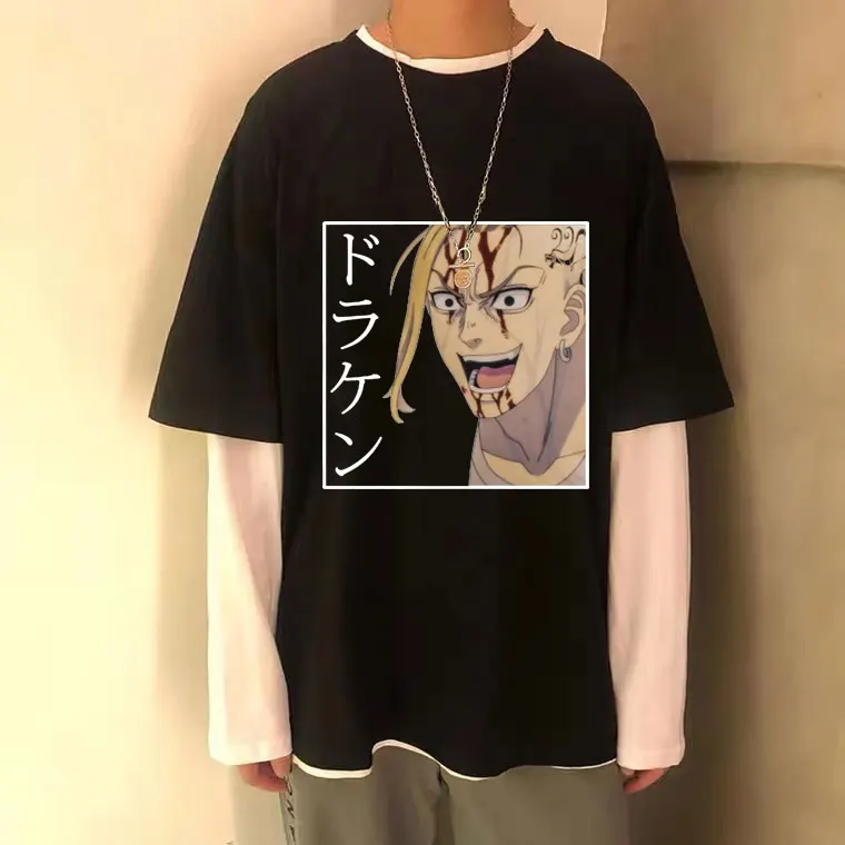 New Anime Tokyo Revengers T-shirt Mens Fashion Harajuku Tee Tops Deake Graphic Tshirt High Quality Cartoon Unisex Tshirt Male
New Anime Tokyo Revengers T-shirt Mens Fashion Harajuku Tee Tops Deake Graphic Tshirt High Quality Cartoon Unisex Tshirt Male