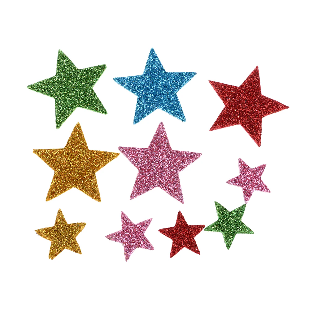 Glitter Foam Star Stickers for Kids Toys DIY Scrapbooking and Card making Kindergarten Craft
Glitter Foam Star Stickers for Kids Toys DIY Scrapbooking and Card making Kindergarten Craft