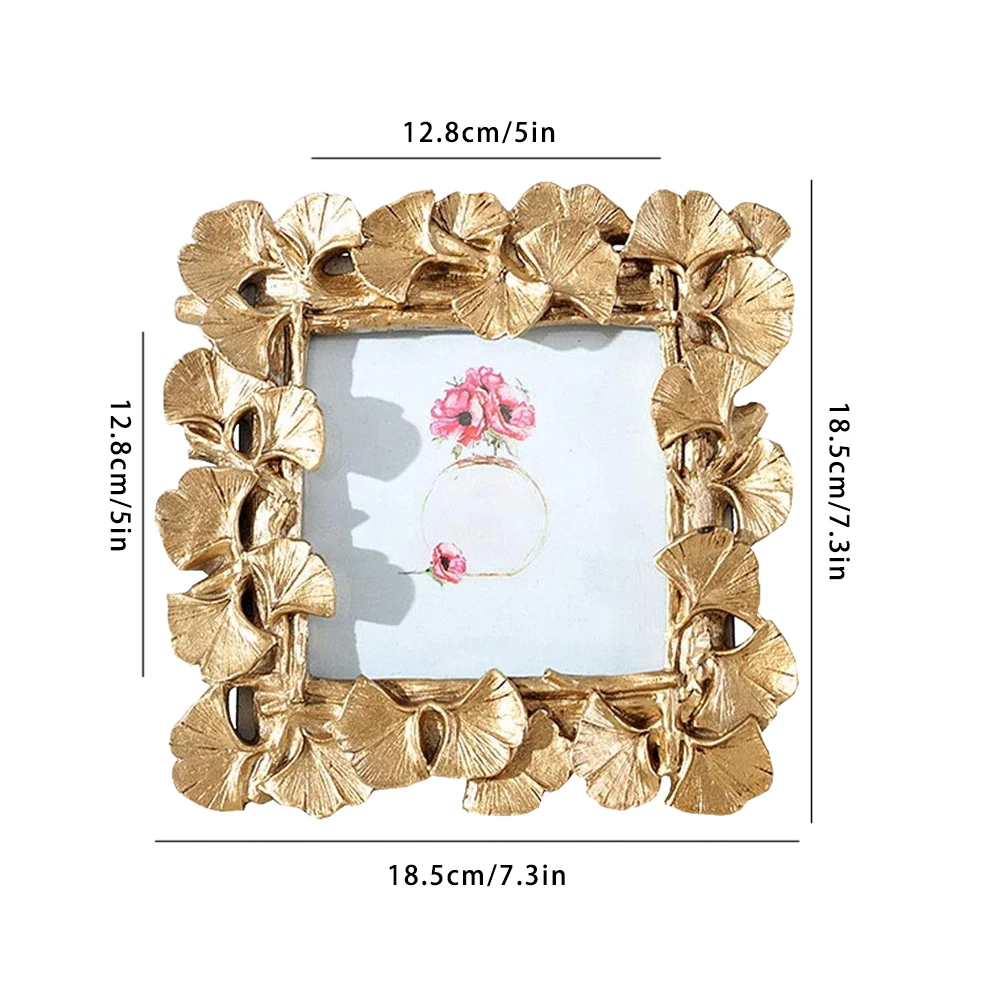 Creative Photo Frame Golden Ginkgo Leaf Picture Frame Square Pendant Resin Painted For Table Desk Family Photo Display
Creative Photo Frame Golden Ginkgo Leaf Picture Frame Square Pendant Resin Painted For Table Desk Family Photo Display