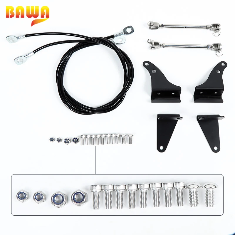 BAWA Hood Obstacle Eliminate Rope Protector Accessories For Suzuki Jimny JB74 2019 2020 Deflect Low Hanging Branches Brush
BAWA Hood Obstacle Eliminate Rope Protector Accessories For Suzuki Jimny JB74 2019 2020 Deflect Low Hanging Branches Brush