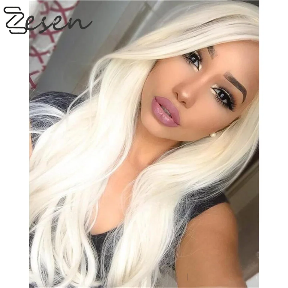 Zesen Blonde 13×4 Lace Front Wig Synthetic Hair Long Wavy Wigs For Women Glueless High Temperature Fiber Natural Hair Wig
Zesen Blonde 13×4 Lace Front Wig Synthetic Hair Long Wavy Wigs For Women Glueless High Temperature Fiber Natural Hair Wig