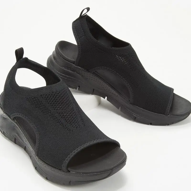 Women Sandals Solid Color Hollow Out Mesh Casual Ladies Wedge Shoes Platform Open Toe Slip-On Female Sandalias Mujer Zapatos
Women Sandals Solid Color Hollow Out Mesh Casual Ladies Wedge Shoes Platform Open Toe Slip-On Female Sandalias Mujer Zapatos