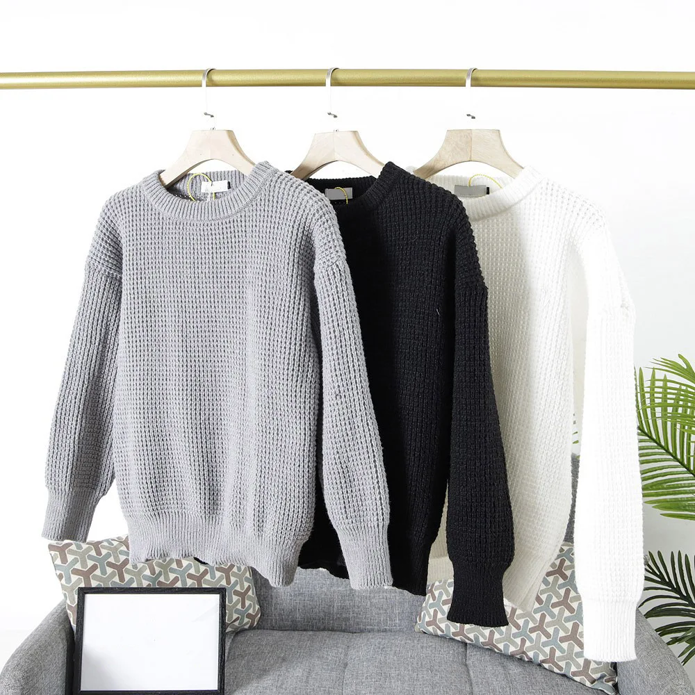 Зима 2021, мужской новый высококачественный толстый шерстяной смешанный свитер с круглым вырезом, простой и универсальный стиль
Зима 2021, мужской новый высококачественный толстый шерстяной смешанный свитер с круглым вырезом, простой и универсальный стиль