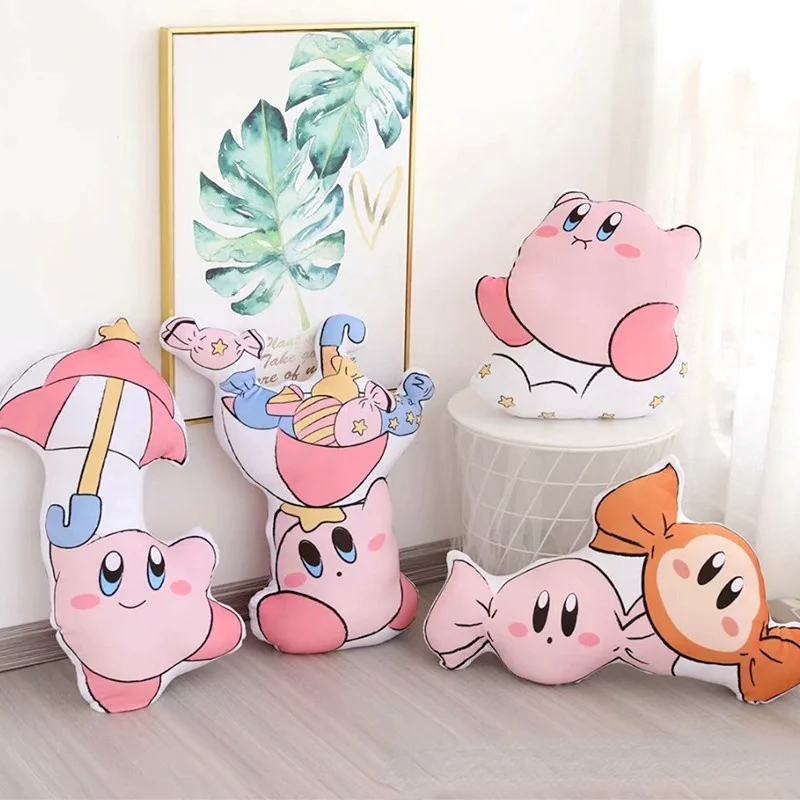 Hobbies Stuffed Animals Plush Movies Kirby Cartoon Cute Printing Pillow Girl Bedside Decoration Car Cushion Gifts for Children
Hobbies Stuffed Animals Plush Movies Kirby Cartoon Cute Printing Pillow Girl Bedside Decoration Car Cushion Gifts for Children