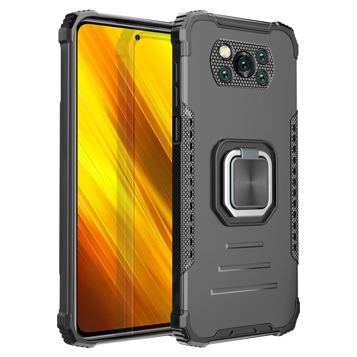 Protection Armor With Ring Bracket Vehicle Magnetic Phone Case For Xiaomi Poco X3 Pro NFC Anti-fall Shockproof Heavy Back Cover
Protection Armor With Ring Bracket Vehicle Magnetic Phone Case For Xiaomi Poco X3 Pro NFC Anti-fall Shockproof Heavy Back Cover