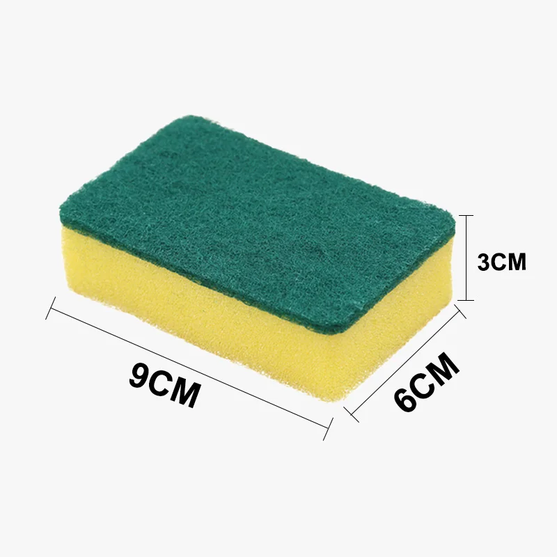 10pcs High-density Sponge Scouring Pad Kitchen Cleaning Tools Microfiber Dish Cleaning Cloth Dishwashing Brush Scouring Pad
10pcs High-density Sponge Scouring Pad Kitchen Cleaning Tools Microfiber Dish Cleaning Cloth Dishwashing Brush Scouring Pad