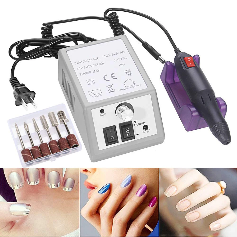Professional Electric 1 Set Nail Drill Machine Manicure Machine Pedicure Drill Set Ceramic Nail File Nail Drill Equipment Tools
Professional Electric 1 Set Nail Drill Machine Manicure Machine Pedicure Drill Set Ceramic Nail File Nail Drill Equipment Tools
