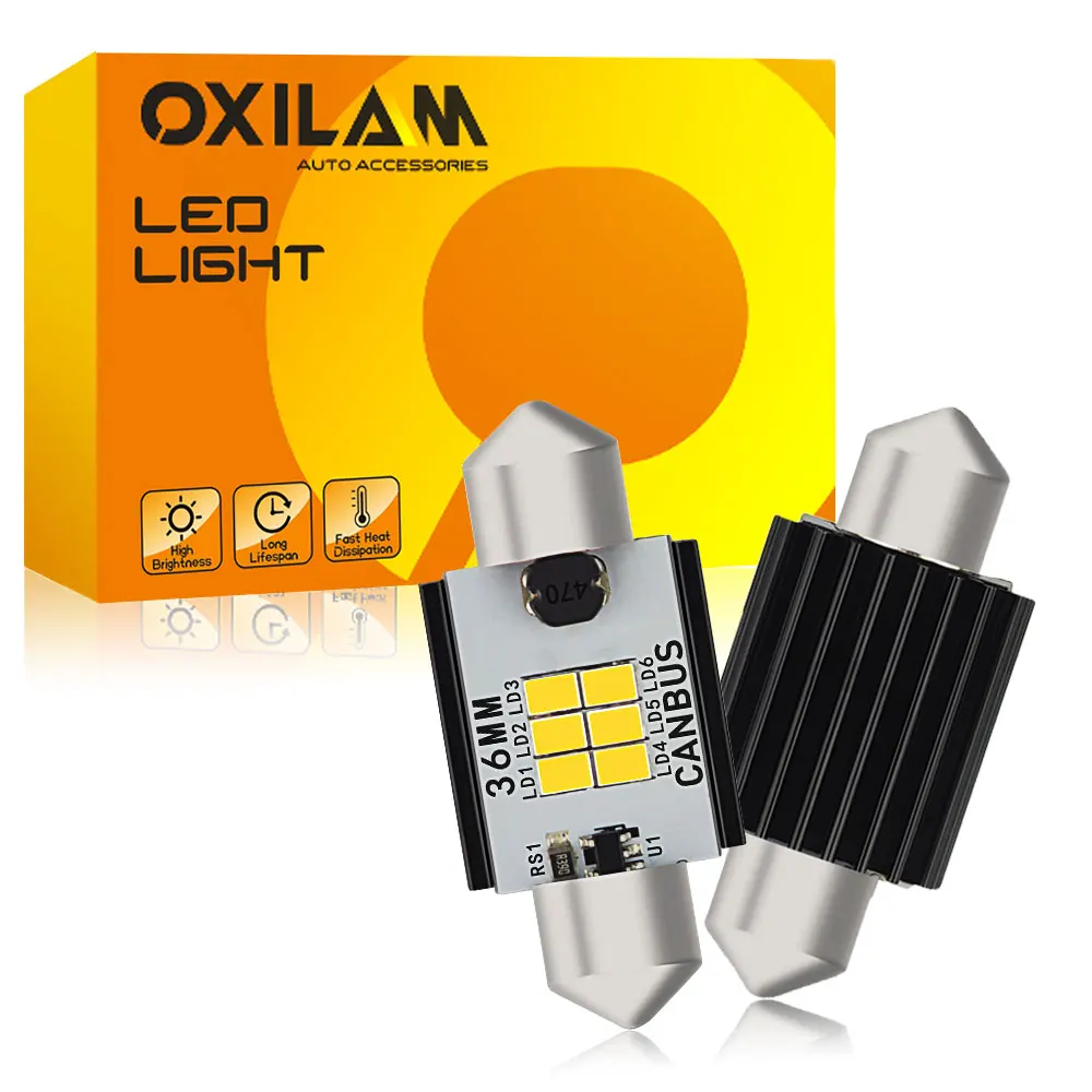 СВЕТОДИОДНАЯ Гирлянда OXILAM C5W Canbus, 36 мм, без ошибок, 3020 SMD 6000K, C10W, 2 шт.
СВЕТОДИОДНАЯ Гирлянда OXILAM C5W Canbus, 36 мм, без ошибок, 3020 SMD 6000K, C10W, 2 шт.