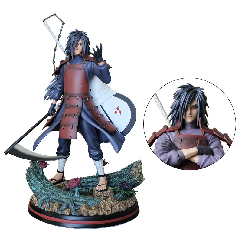 Аниме Модель Наруто Shippuden из ПВХ Uchiha Madara GK экшн-фигурка 30 см статуя коллекционная
