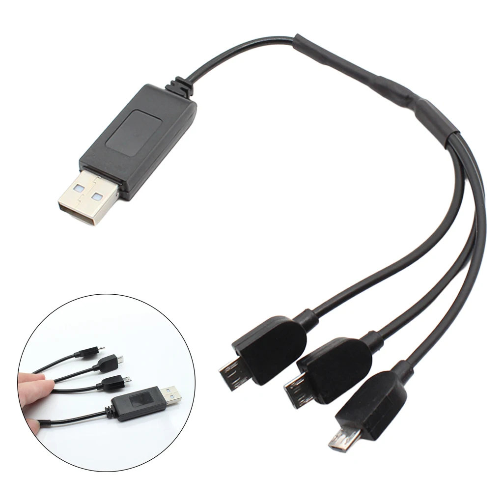 3-в-1 DC3.7V USB Зарядное устройство кабель Lipo Батарея Быстрый Баланс зарядный адаптер