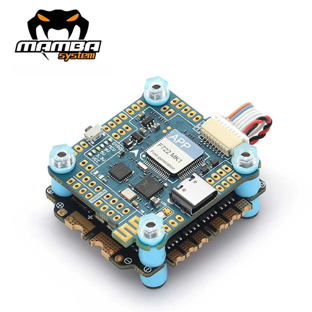 DIATONE MAMBA APP (WIFI) F722 MK1 F7 Flight Controller W/F50_BLS 50A Brushless ESC 4in1 3-6S DSHOT600 Stack for FPV Racing Drone
DIATONE MAMBA APP (WIFI) F722 MK1 F7 Flight Controller W/F50_BLS 50A Brushless ESC 4in1 3-6S DSHOT600 Stack for FPV Racing Drone