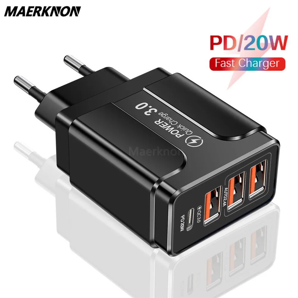 PD 20W USB Type C Charger Quick Charge 3.0 Fast Wall Charger usb c power adapter for iPhone Samsung Xiaomi Mobile Phone Charger
PD 20W USB Type C Charger Quick Charge 3.0 Fast Wall Charger usb c power adapter for iPhone Samsung Xiaomi Mobile Phone Charger
