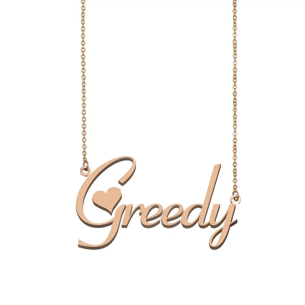 Greedy Name Necklace , Custom Name Necklace for Women Girls Best Friends Birthday Wedding Christmas Mother Days Gift
Greedy Name Necklace , Custom Name Necklace for Women Girls Best Friends Birthday Wedding Christmas Mother Days Gift